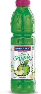 MANAMA Green Apple Crush, Fruit Topping for Ice Creams, Cakes, Pastries and Shakes Topping Liquid