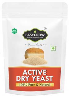Easygrow Baker's Active Dry Yeast - 200gm Dry Yeast Powder for Bread, Pizza, Cake Making Yeast Powder