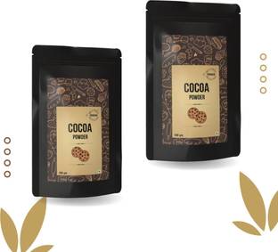POONAM CUSTARD : Cocoa powder 200gm [Pack of 2], Unsweetened (Bake Cake, Cookies, Smoothies) Cocoa Powder