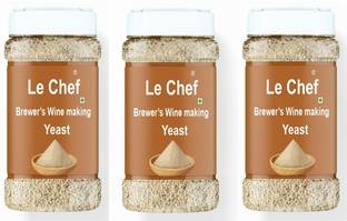 Le cHef Brewer's Yeast for Winemaking | Combo Pack of 3 | Yeast Powder