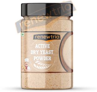 RENEWTRIA Active Dry Yeast Powder for kulchas, naans, pizza, pao, breads making (80g) Yeast Powder