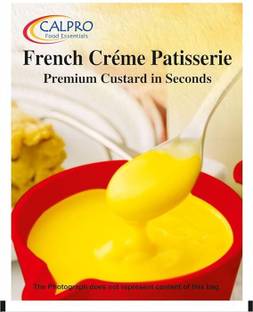 CALPRO Eggfree French Creme Patisserie :Make In Second ! High Protein ! Melt-In-Mouth Custard Powder