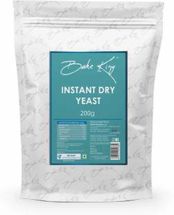 Bake King 200g Grade A Quality Dry Yeast Powder 200g for Baking, Pizza, Cake, Bread, Wine Making, Dosa Yeast Powder