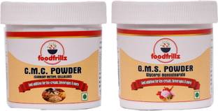 foodfrillz CMC & GMS Powder Combo Pack (40 g x 2) 80 g Glycerol Monostearate (GMS) Powder