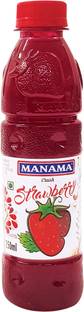 MANAMA Strawberry Crush, Topping for Ice Creams, Cakes, Pastries and Shakes, Topping Liquid