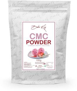 Bake King CMC Powder (Carboxymethyl Cellulose) 100G for Ice Creams, Food Grade, CMC Powder for Making Soft, Smooth and Creamy, Anti Caking and Instant Cake Premixes, CMC Powder 100G Carboxymethyl Cellulose (CMC) Powder