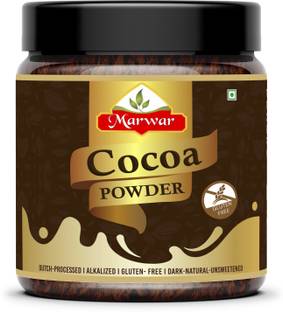 Marwar Cocoa Powder (Dark, Pure, Natural & Unsweetened (200 Grams) Cocoa Powder