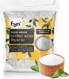 FYN Citric Acid Crystals (200g) - Food Grade Nimbu Sat Citric Crystals
