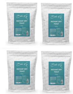 Bake King Instant Dry Yeast 100 GMS | Grade A Quality | for Baking, Pizza, Cake, Bread, Wine Making, Dosa Yeast Powder