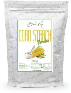 Bake King Bakers Corn Starch Powder for Baking & Cooking 200gm (Ararot Powder / Makkai Powder / Natural Corn Flour) Corn Flour for Cooking and Baking Pakoda, Vada, Halwa Soup and Dosa Starch Powder