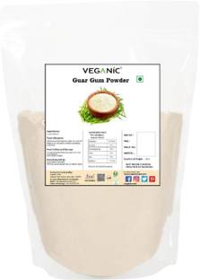 Veganic Guar Gum Powder | Thickening & Binding Agent| Food Emulsifier & Foaming Starch Powder