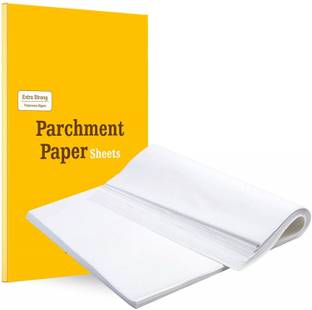 Inditradition 16x24 Inch Large Size Precut Parchment Paper Sheets for Baking, Cooking White Parchment Paper Baking Mat