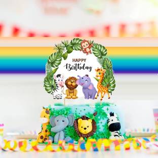 RG Accessories Jungle Theme Cake Topper Cake Topper