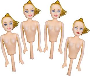 KONFIZ Cake Doll Standard Food Grade Material (4 Doll Pack) Cake Topper