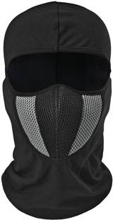 zaysoo Black Bike Face Mask for Men & Women