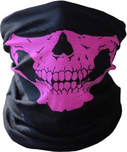 VRITRAZ Pink, Black Bike Face Mask for Men & Women