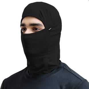 BOLDFIT Black Bike Face Mask for Men & Women