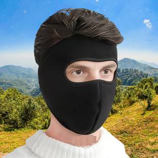 Ultrawise Black Bike Face Mask for Men & Women