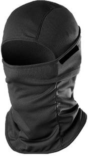MozFit Black Bike Face Mask for Men & Women
