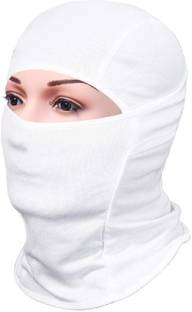 Bismaadh White Bike Face Mask for Boys & Girls