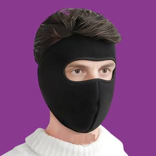 Ultrawise Black Bike Face Mask for Men & Women