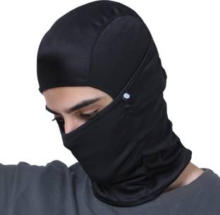 BOLDFIT CLOTHING Black Bike Face Mask for Men & Women