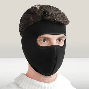 Hench Black Bike Face Mask for Men & Women
