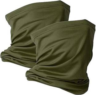 plutoprom Green Bike Face Mask for Men & Women