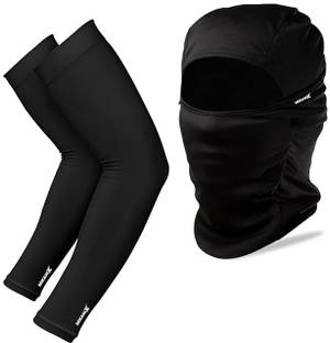 BRXR Black Bike Face Mask for Men & Women