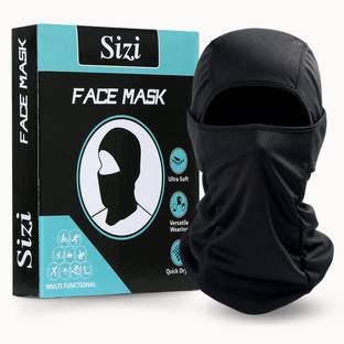 SIZI Black Bike Face Mask for Men