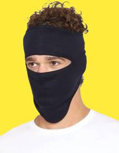 hurrio Black Bike Face Mask for Men