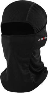 ALLEXTREME Black Bike Face Mask for Men