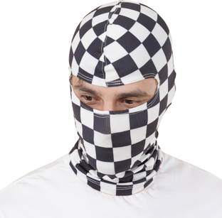PEENAKIN White, Black Bike Face Mask for Men