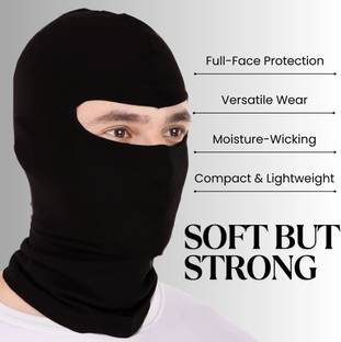 jazzy Black Bike Face Mask for Men