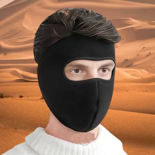 Ultrawise Black Bike Face Mask for Men & Women