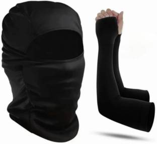 AUTOSITE Black Bike Face Mask for Men