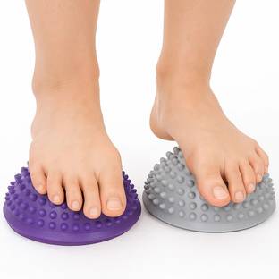 ABTRIX WITH AB Hedgehog Balance Pods Half Spiky Pilates Ball for Kids & Adults, 2 Pcs Balance Step