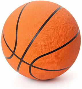 gamers hub Playy Rubber Basket Ball, Size 5 (Red) Basketball - Size: 5