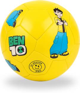 RSKON Ben 10 Cartoon Football Size 3 for Kids – Hand Stitched PVC Ball Football - Size: 3