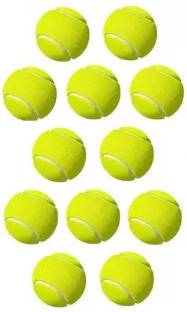 NJ SPORTS Light Green Colour Tennis Ball (Pack of 12) Tennis Ball Tennis Ball
