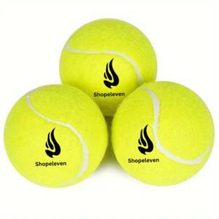 Shopeleven Light Weight Tennis and Cricket Ball Tennis Ball Soft & Bouncy Tennis Ball