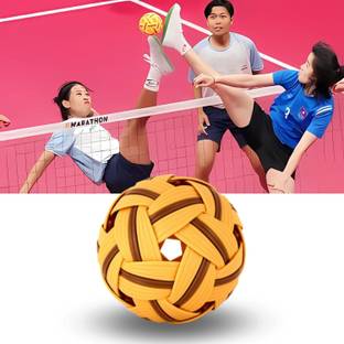 VAYINATO Sepak Takraw Ball, Kick Volleyball - Mens Competion Ball Volleyball - Size: 3