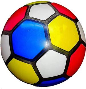 Dekeanshka Rainbow Color Inflatable Football | Indoor & Outdoor Play | Kids Sports Ball Football - Size: 1