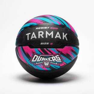 KRISSDIL TARMAK Size 6 Basketball R500 - Black/Pink Basketball - Size: 6