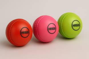 HRSGS Cricket Wind Ball (Pack of 3) - Made in India Smooth Cricket Synthetic Ball Cricket Synthetic Ball