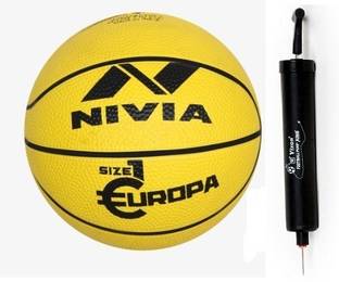 NIVIA Europa with Pump Basketball - Size: 3