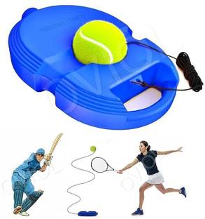 sharpfalcon Trainer Rebound Ball, Solo Tennis Training Equipment Cricket Training Ball Cricket Training Ball