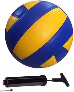 Traders Swati Traders soft synthetic volleyball size-5 with Air pump official 140 ( pack of 1) Volleyball - Size: 5