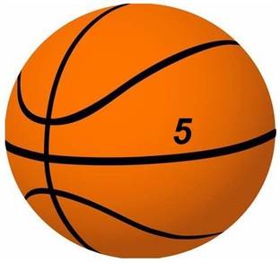 Fitdex Premium Quality Basketball Size-5 with 1Needle, Basketball Kit