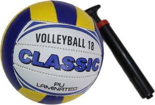 DSS PREMIUM QUALITY VOLLEYBALL WITH PUMP Volleyball - Size: 5